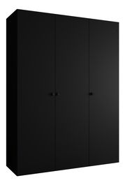 Šatní skříň 150 cm Parna 1 (černá + černá)