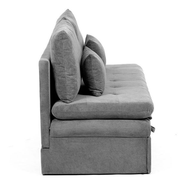 Rozkládací pohovka Ajena (světle šedá)