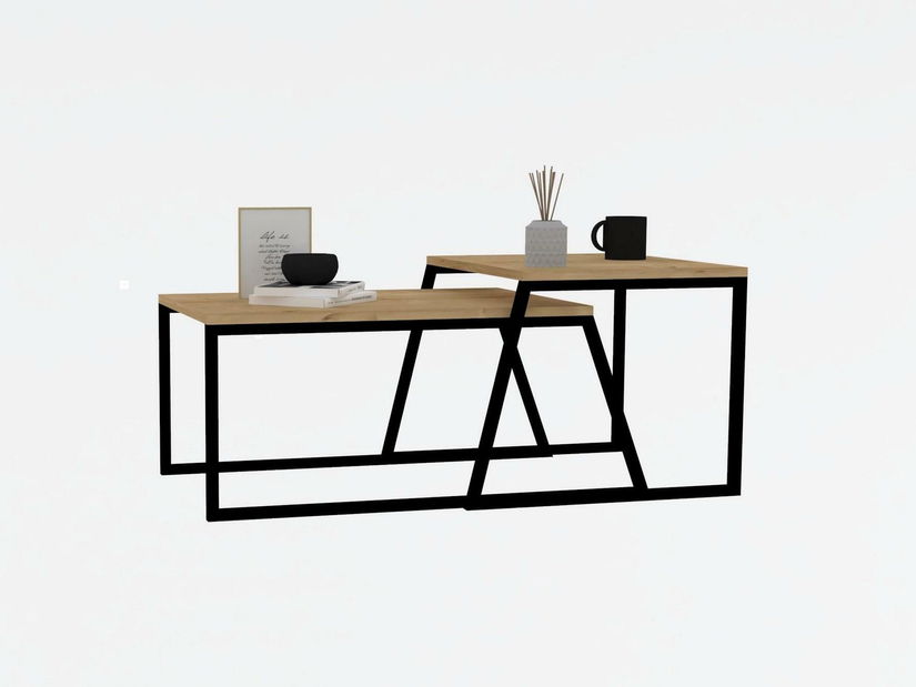 Set 2ks. konferenčních stolků Nulubo 1 (dub)