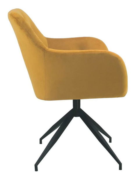 Kancelářské křeslo Viata (žlutá + černá)