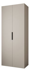 Šatní skříň 100 cm Carmela 40-4 (kašmír + černá)