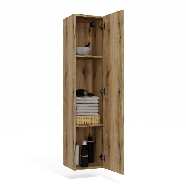 Závěsná koupelnová skříňka Terca 1 (dub evoke)