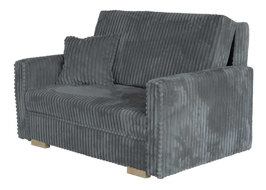 Rozkládací pohovka Carivia Piano II (šedá) (s úl. prostorem)