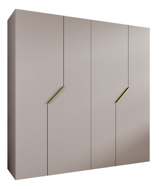 Šatní skříň Alaris 1 200 (kašmír + zlatá)