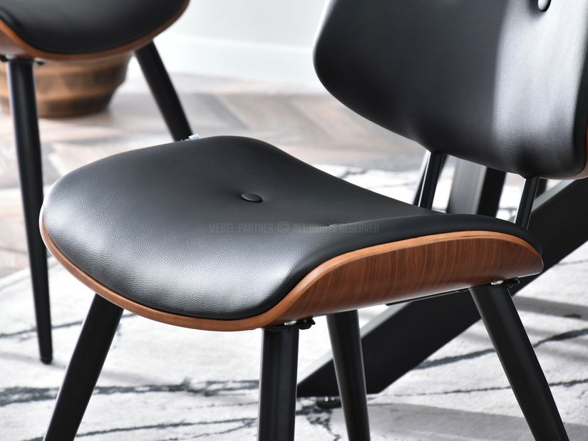 Židle Grimo (ořech + černá)