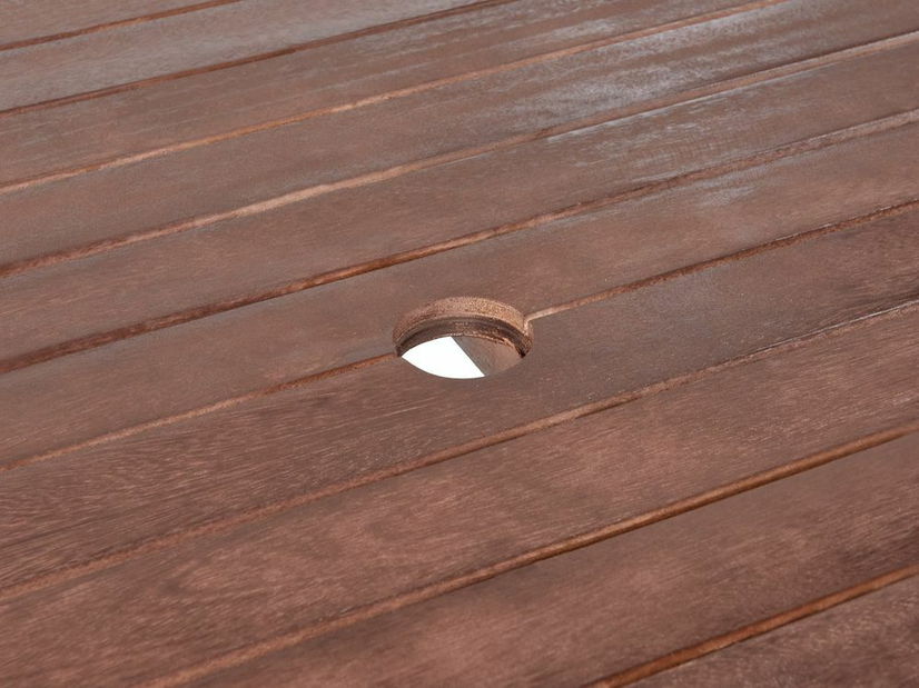 Zahradní stůl 180x100cm Tara (tmavé dřevo)