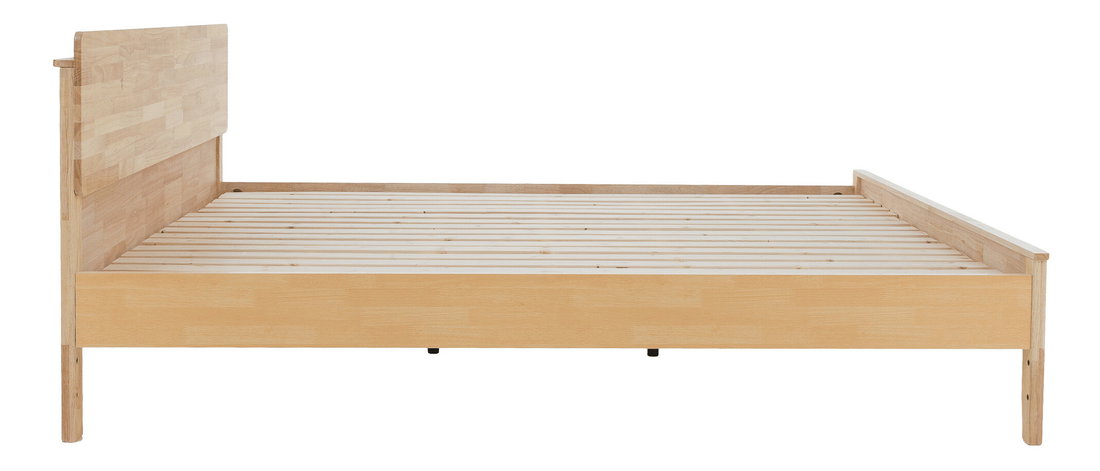 Manželská postel 180 cm Novedades (přírodní) (s roštem)