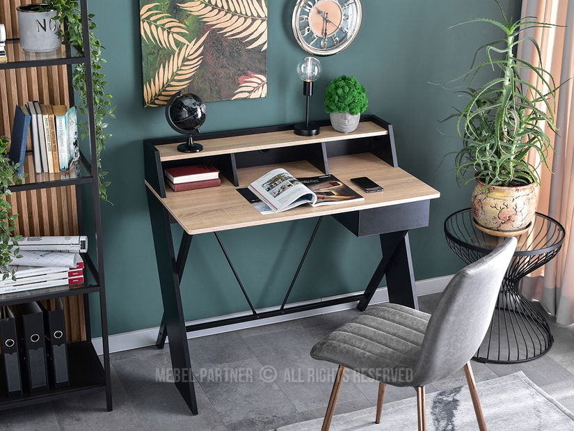 PC stolek Aspart (dub + černá)