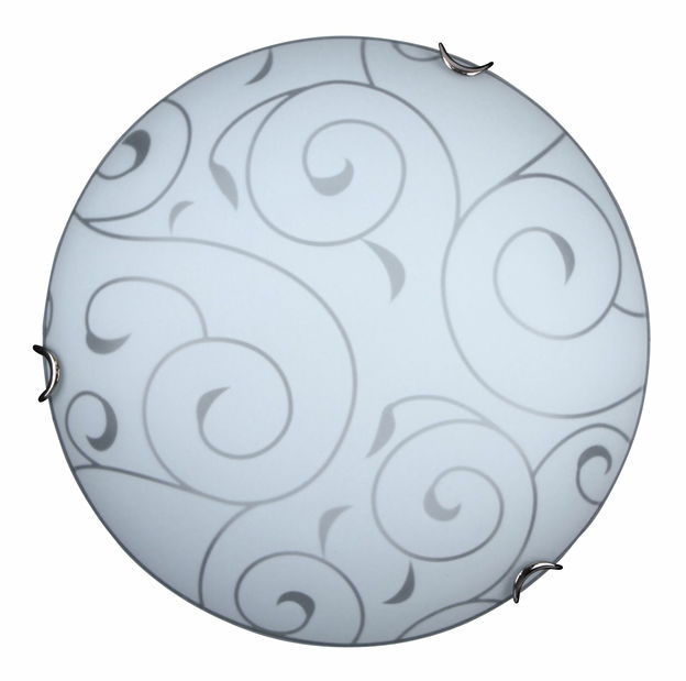 Stropní svítidlo Harmony Lux 3852 (chromové úchytky + bílý vzor)