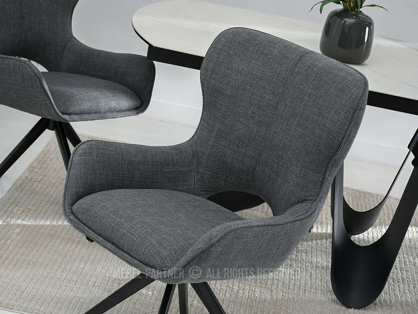 Židle Marge (šedá + černá)