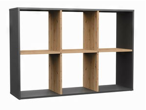 Regál Metros 3 (antracit + dub artisan)