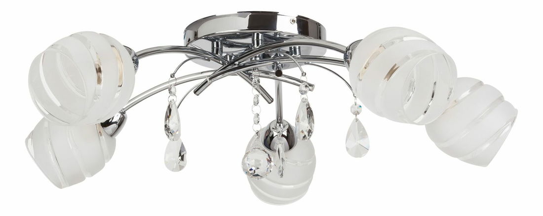 Bodové svítidlo Melissa 2622 (chromová + bílá + průhledná)