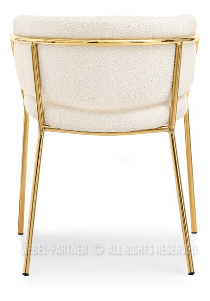 Židle Sorento (krémová + zlatá)