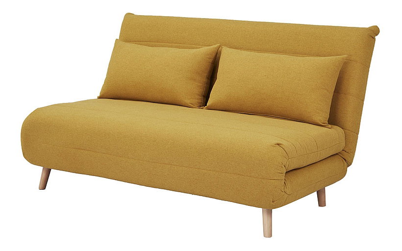 Sedačka futon Susan (žlutá)