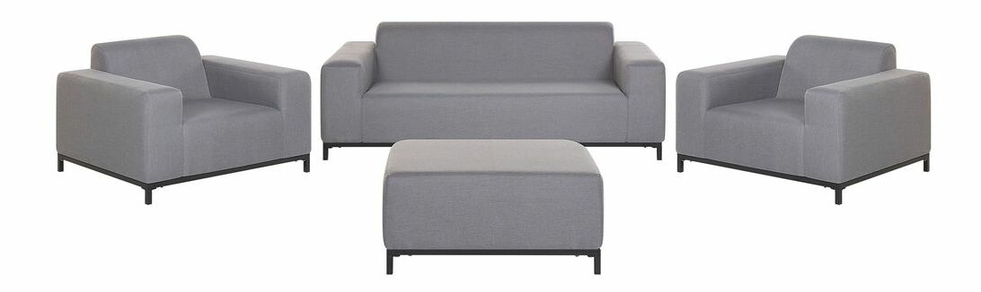 Zahradní sedací souprava RAVIOL (šedá) (pro 5 osob)