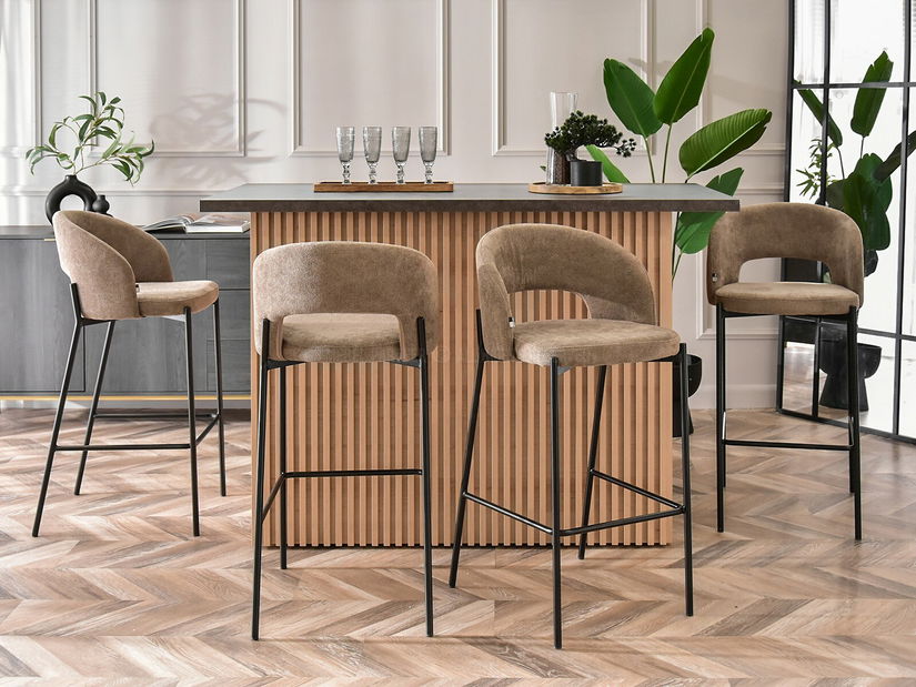 Židle Gustav (béžová + černá)