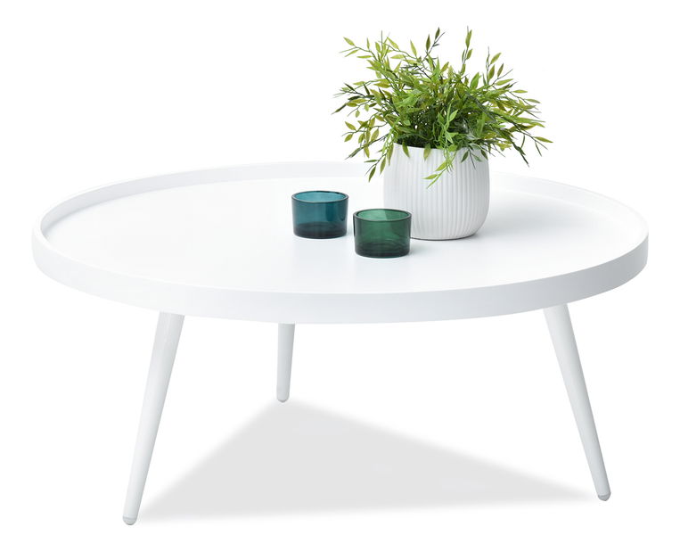 Konferenční stolek Lantan Xl (bílá) *bazar