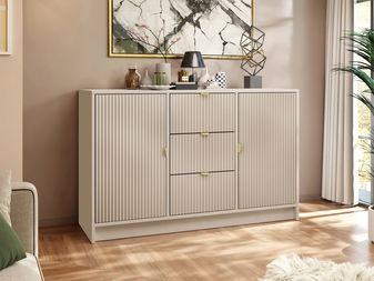 Komoda Rozoma 2D3SZ (písková béžová)