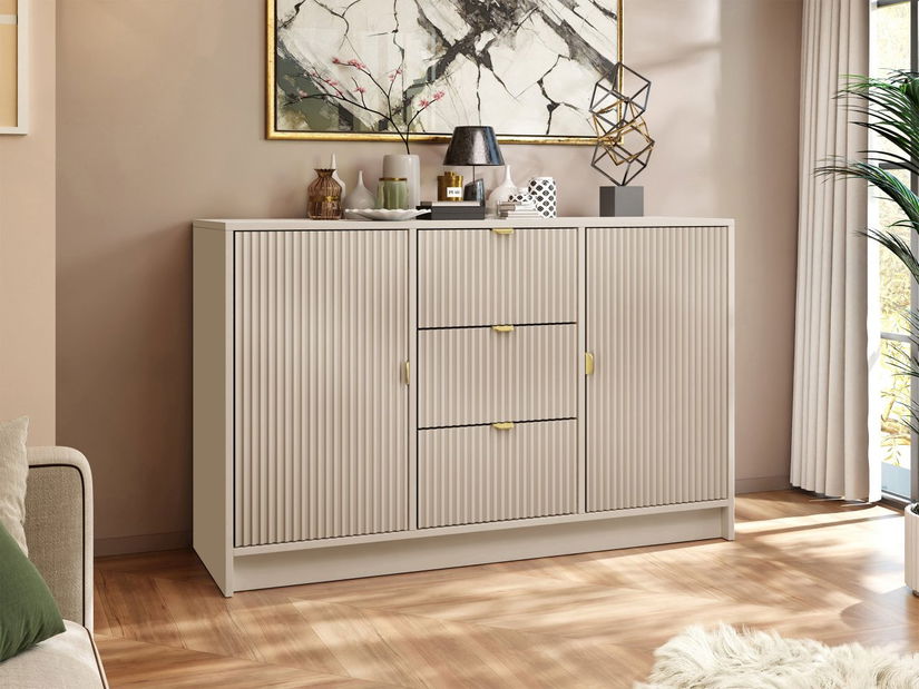 Komoda Rozoma 2D3SZ (písková béžová)