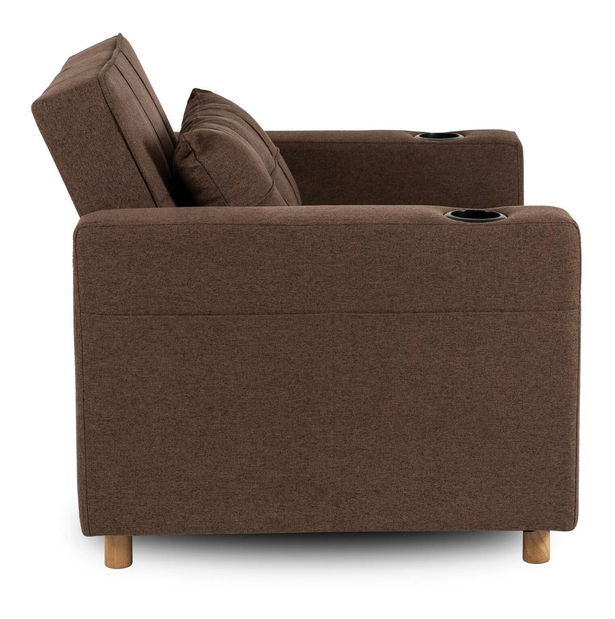 Rozkládací křeslo Suspendida (hnědá)