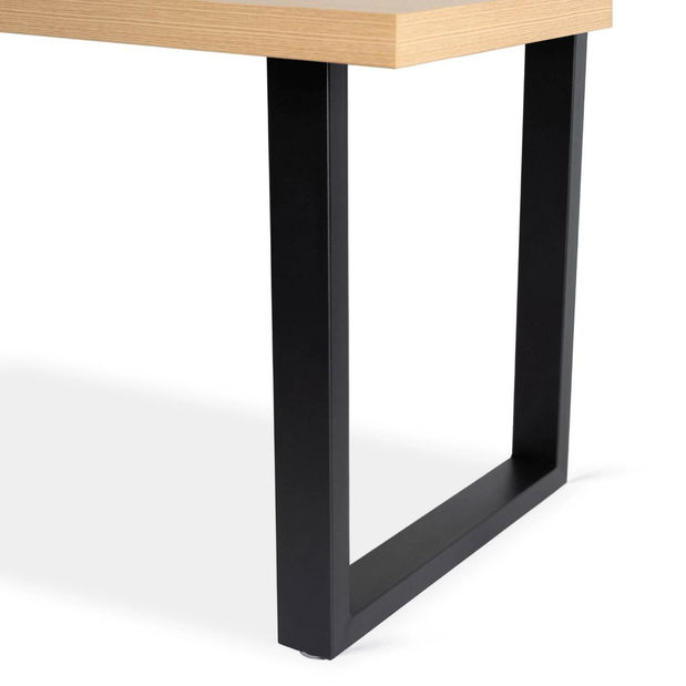 Jídelní set Ecunumici 3 (dub zlatý + černá) (pro 8 osob)