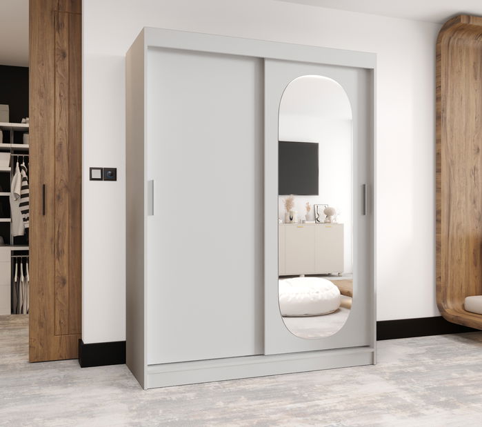 Šatní skříň 150 cm Ronny (bílá)