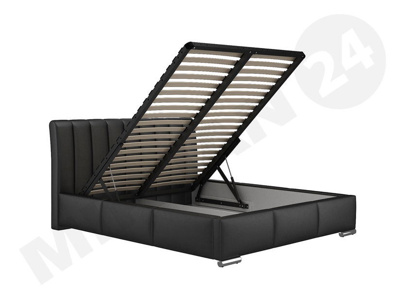 Manželská postel 160cm Mundano (černá)