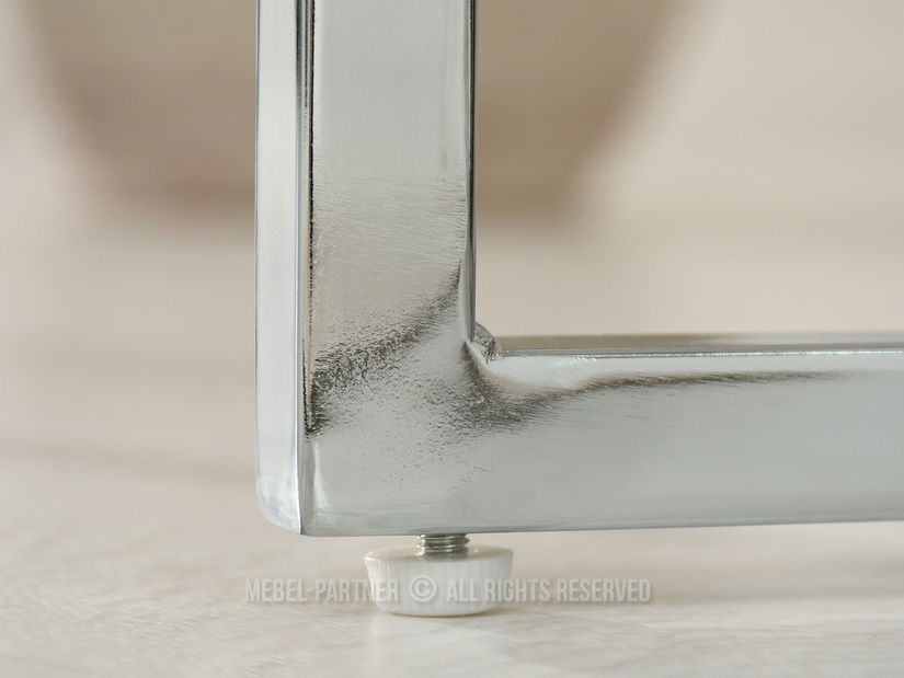 Konferenční stolek Calvis (černý mramor + chromová)