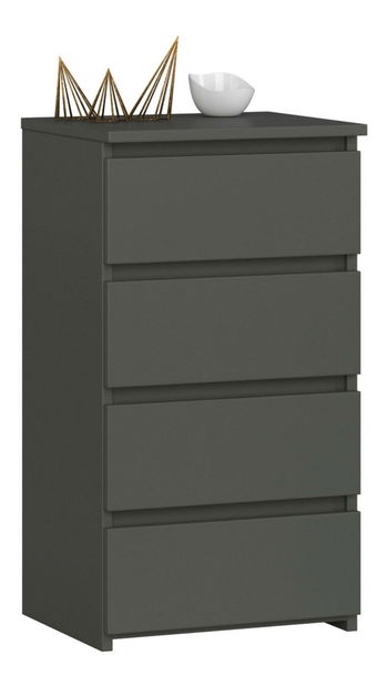 Komoda Cipriano II (šedý grafit)