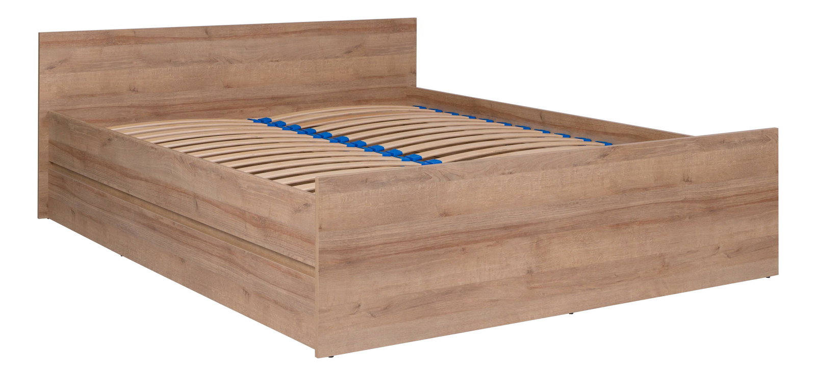 Manželská postel 140x200 cm Cortez C 14 (dub riviera) (s roštem)