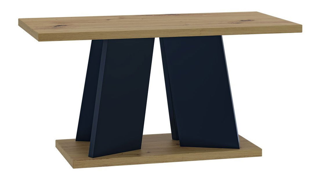 Konferenční stolek Jeremias (dub artisan + černá)