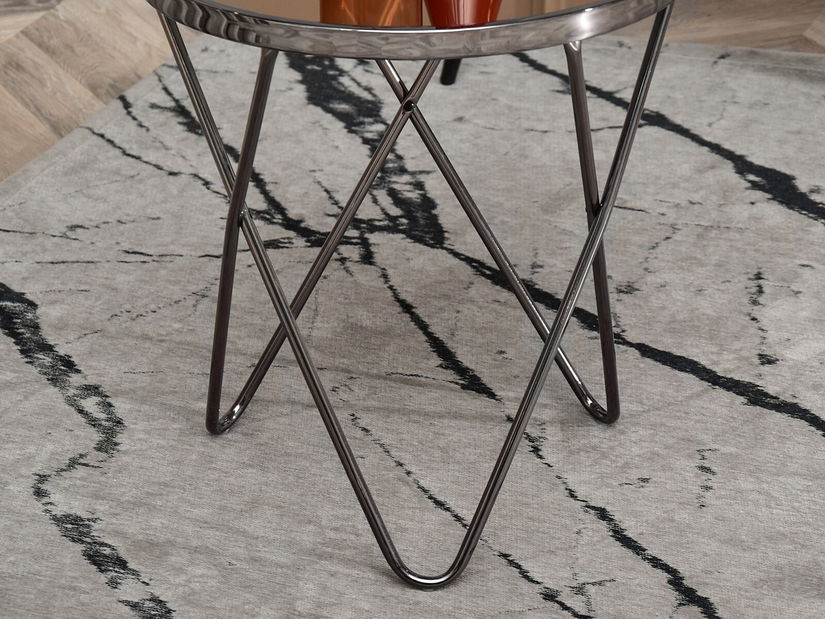 Konferenční stolek Armin S (měděná + černá)