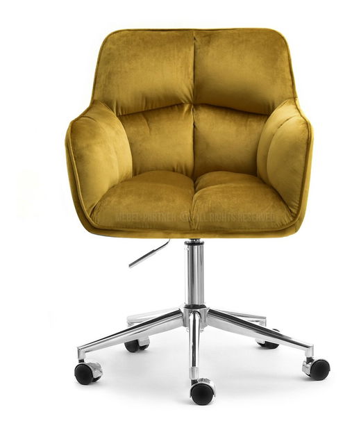 Křeslo Island (zlatá + zlatá)