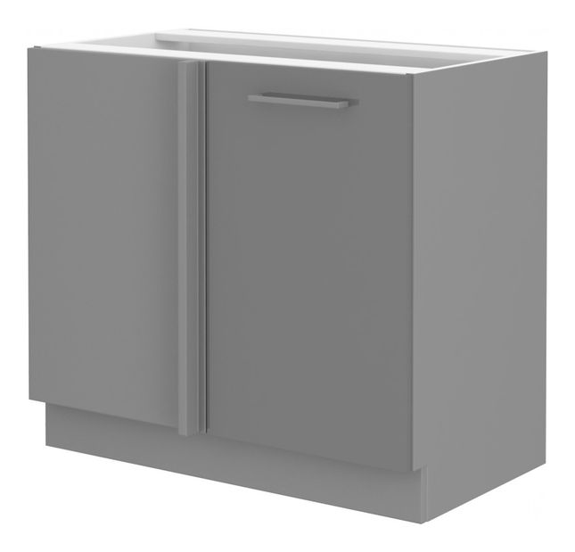 Dolní kuchyňská skříňka Gonir 105 ND 1F BB (šedá + šedá)