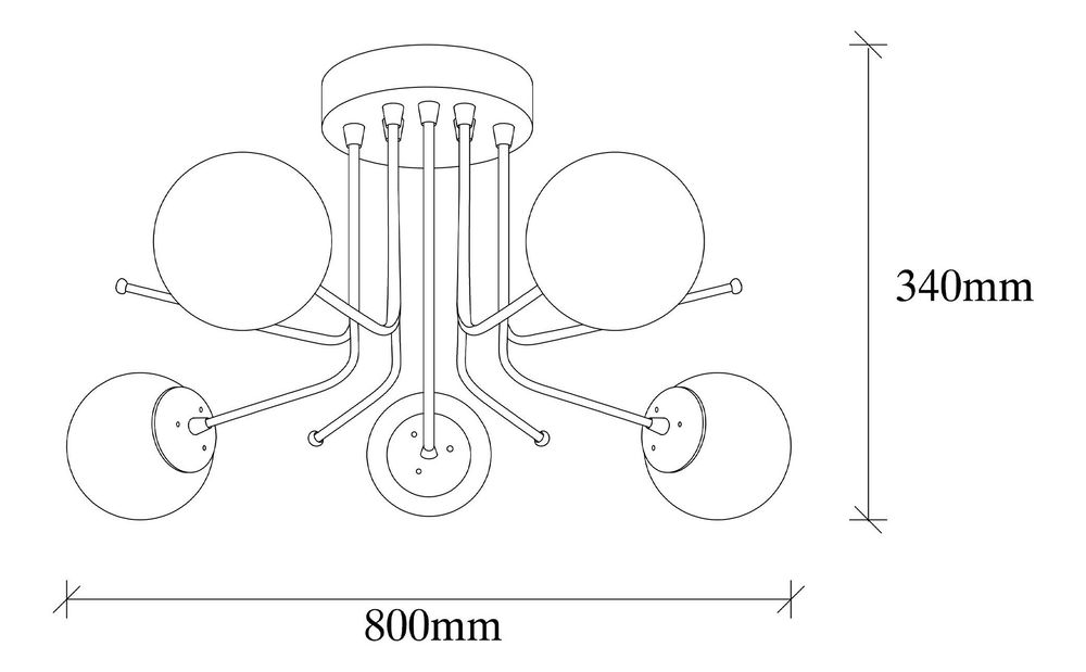 Stropní svítidlo Dais 146 1