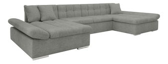 Rohová sedací souprava Agnara (stříbrná)