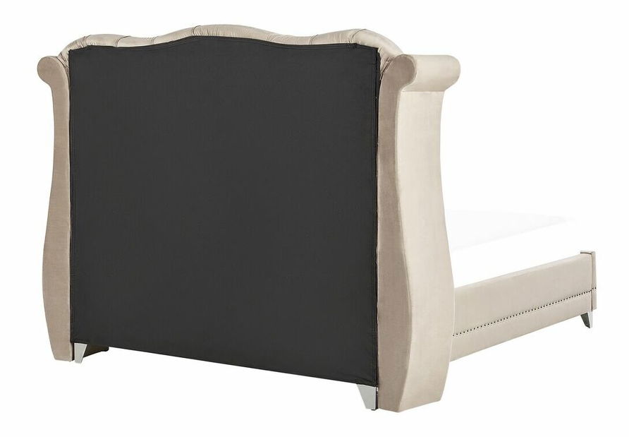 Manželská postel 140 cm Aidan (béžová) (s roštem)