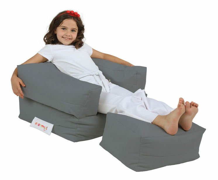 Sedací pytel Kiddo (Šedá)