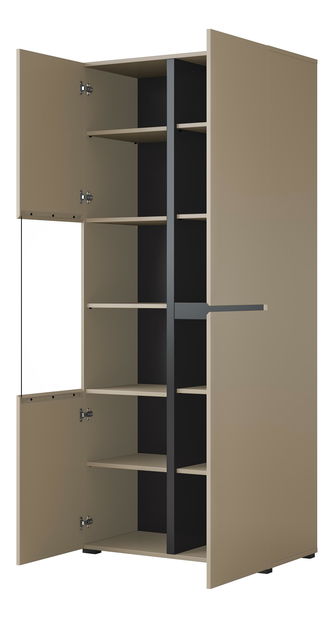 Vitrína Crossroad C12 (congo + černá)