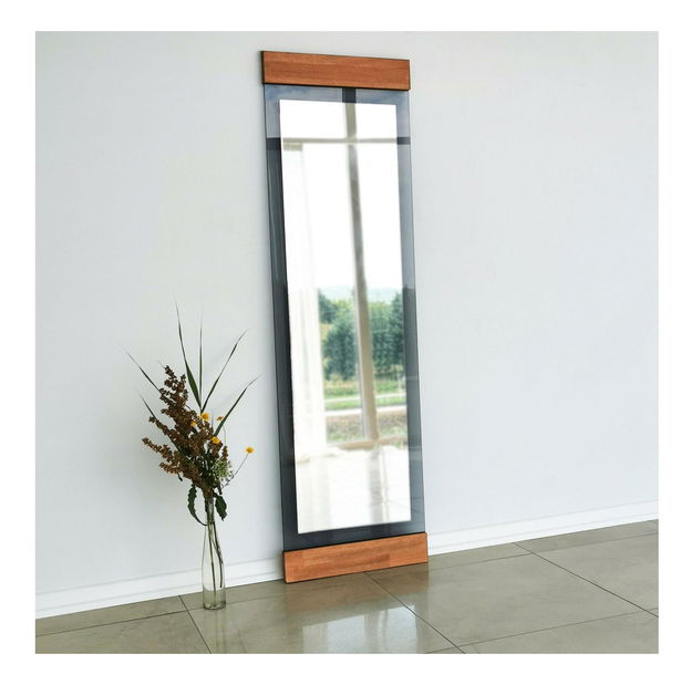 Zrcadlo cheval Vebavi (dub + kouřová)