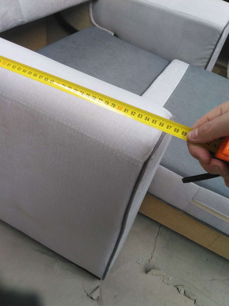 Křeslo Marion 1R (světle růžová) *bazar