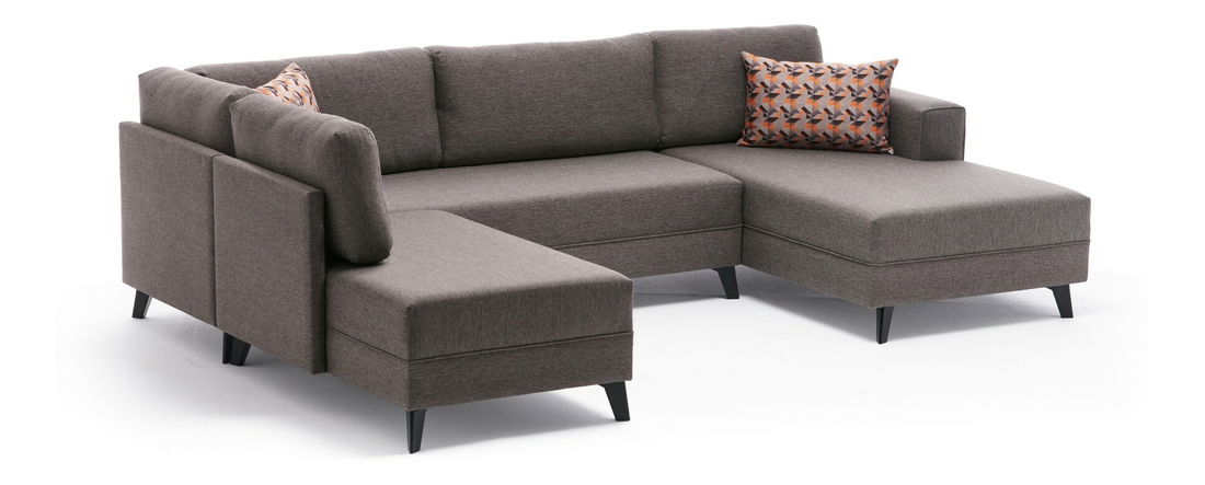 Rohová sedačka Enfant (Hnědá)