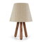 Stolní lampa Woodarella 3 (béžová + ořech)