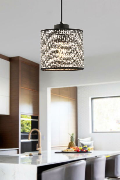 Stropní svítidlo Belencolla 1 (šedá + černá)