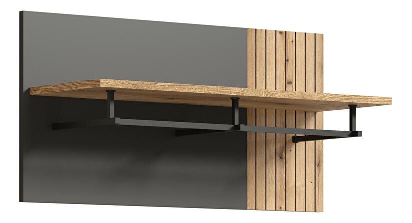 Věšákový panel Esferas (grafit + dub evoke)
