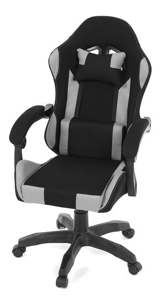 Herní křeslo Kvantirasa (černá + šedá)