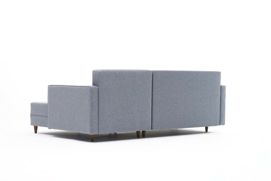 Rohová sedací souprava Adam (P) (Modrá)