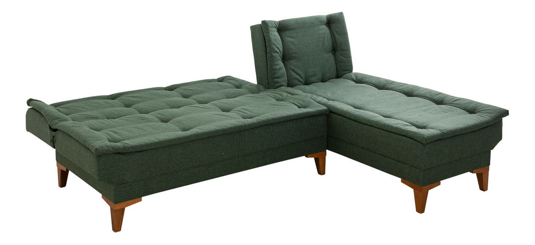 Rohová sedačka Santic (Zelená)