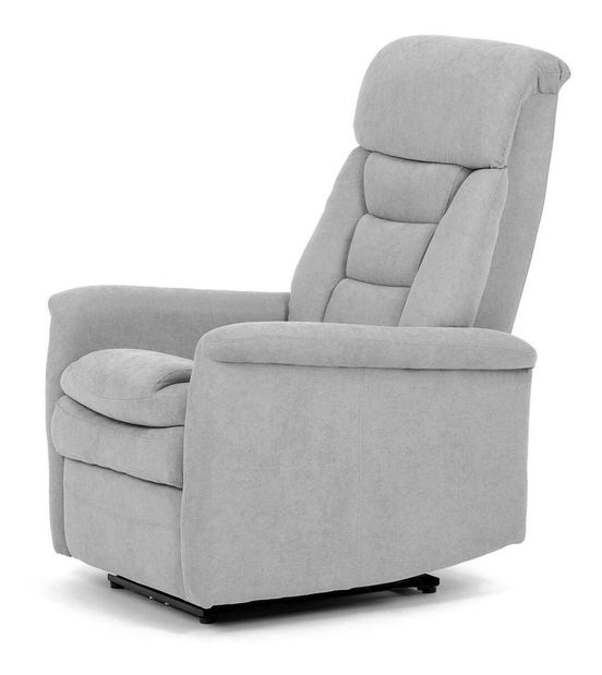 Polohovací křeslo Traste (stříbrná)