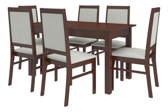 Jídelní set Raviel25 (ořech tmavý + paros 2)